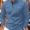 Men's Outdoor Golf & Equestrian Casual Long-Sleeve Polo Shirt,Breathable and Comfortable,Suitable for All Seasons, Can Be Worn As an Inner