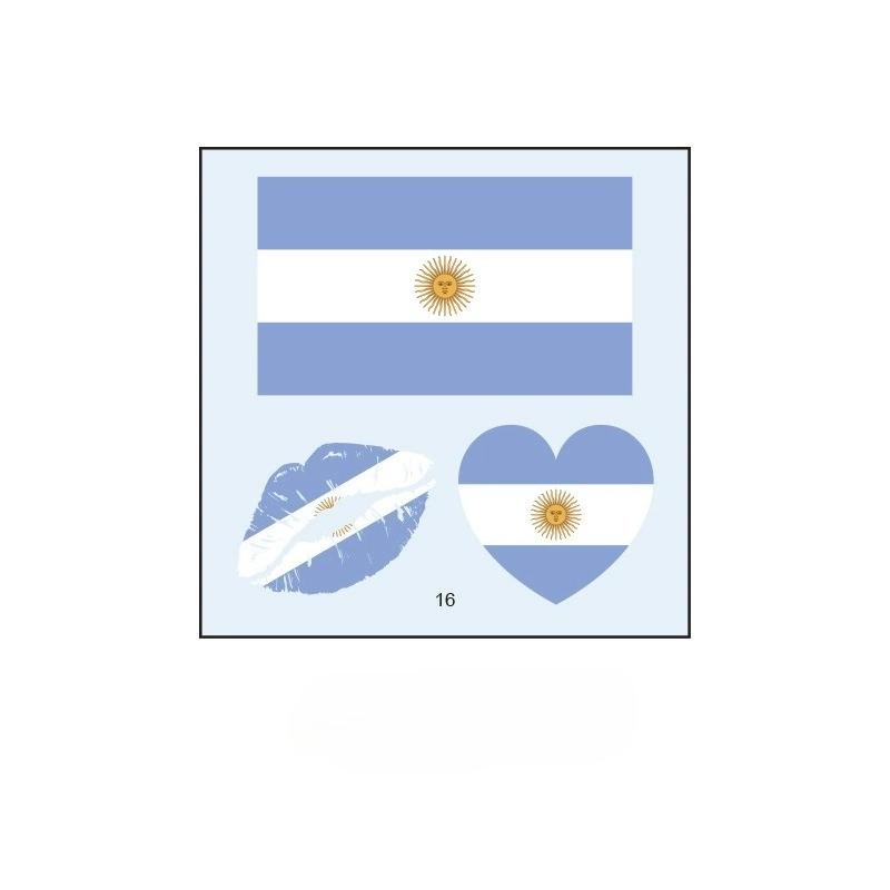 10PCS New World Cup Flag Tattoo Stickers Football Game Games Tattoo Stickers Makeup Face Stickers