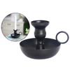 Matte Black Iron Taper Candle Holder for Taper Candles Single Head Candlestick for Wedding Dinning Party Table Candelabra