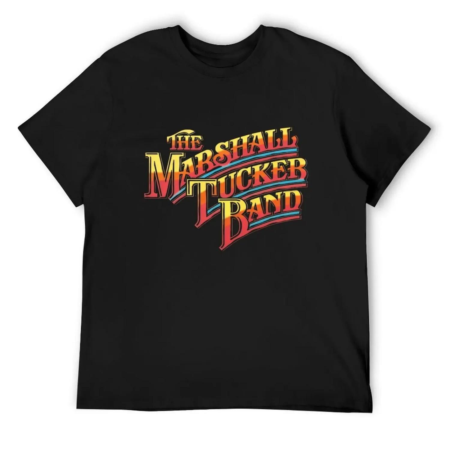 

The Marshall Tucker Rock Music Logo Color T-Shirt cute tops valentines boutique clothes plus size tops sweat shirts, men XXXXXL чорний