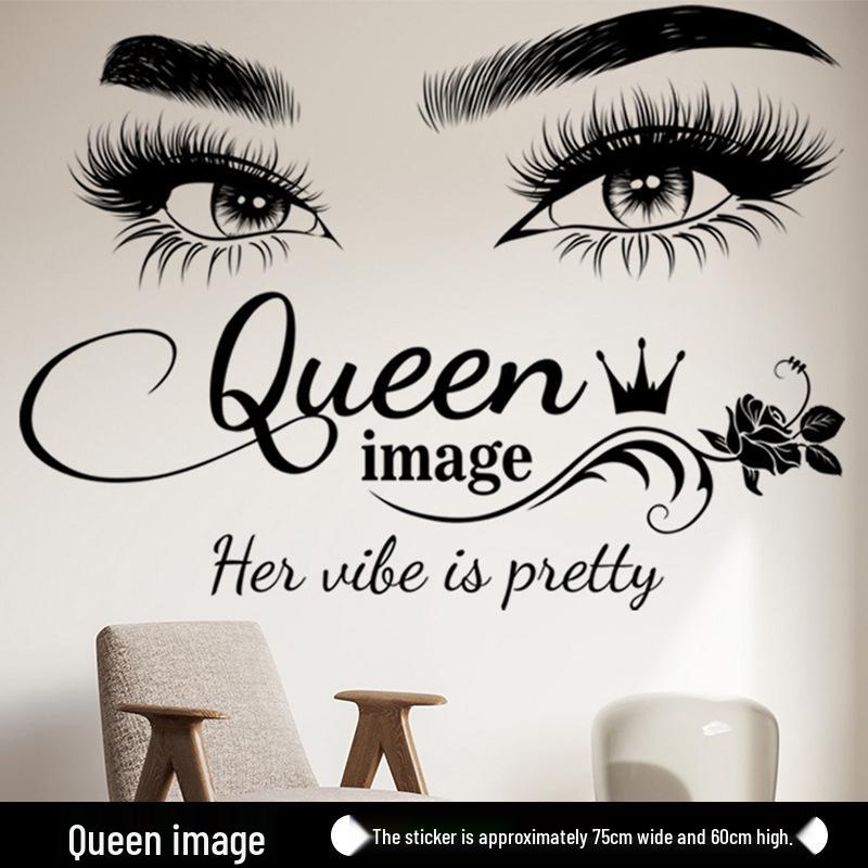 Queen's Image Decorative Wall Sticker for Living Room or Bedroom