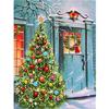 5D Diamond Painting Landscape Door Rhinestone Kit Sale Diamond Embroidery Christmas Tree Needlework Sets Handmade Gift