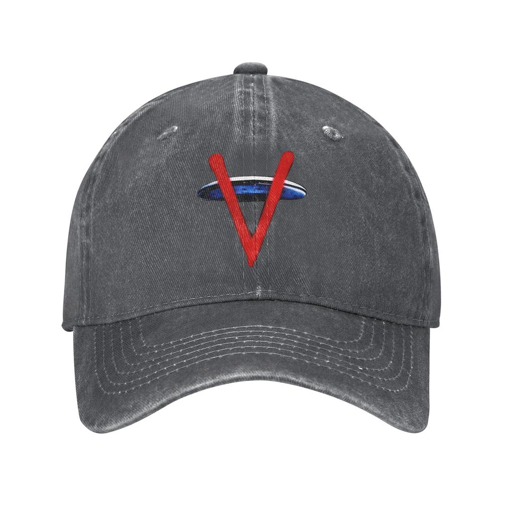 V TV Series The Visitors Insignia Symbol Baseball Cap Retro Distressed Washed Aliens Sun Cap Unisex Outdoor Running Gift Hats