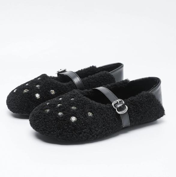 

Pumps ballet flats women flat shoes parka round mixed color tutu comfortable vintage mary jane shoes 2026 36