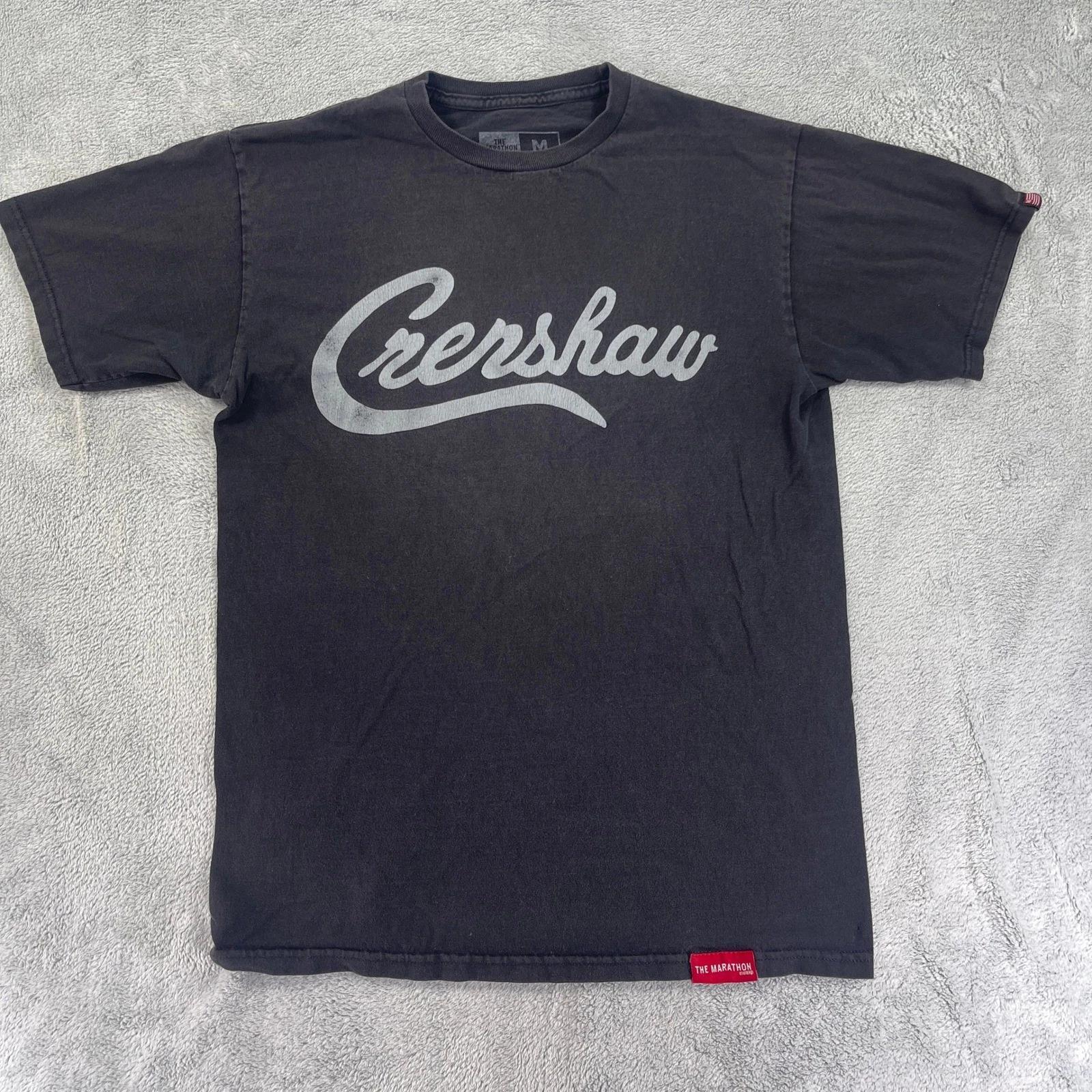 The Marathon Clothing T-Shirt Men M Black Crenshaw Nipsey Hussle Graphic Tee 2XL