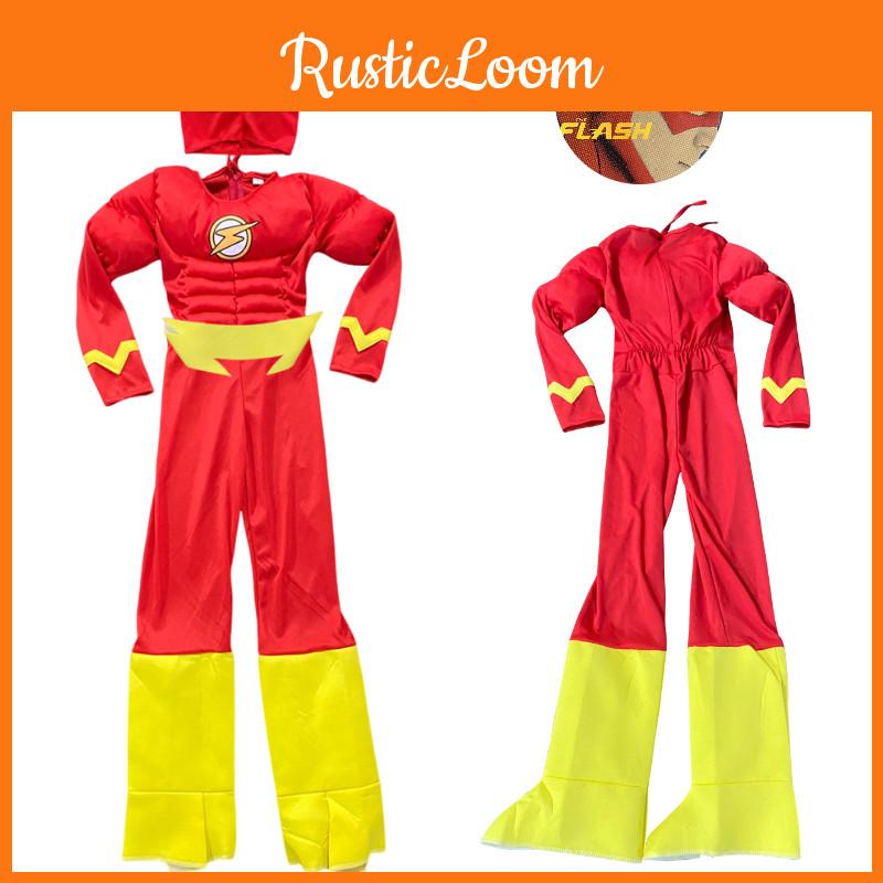 The Flash Muskeldräkt För Pojkar Ny Design För Cosplay Och Fester