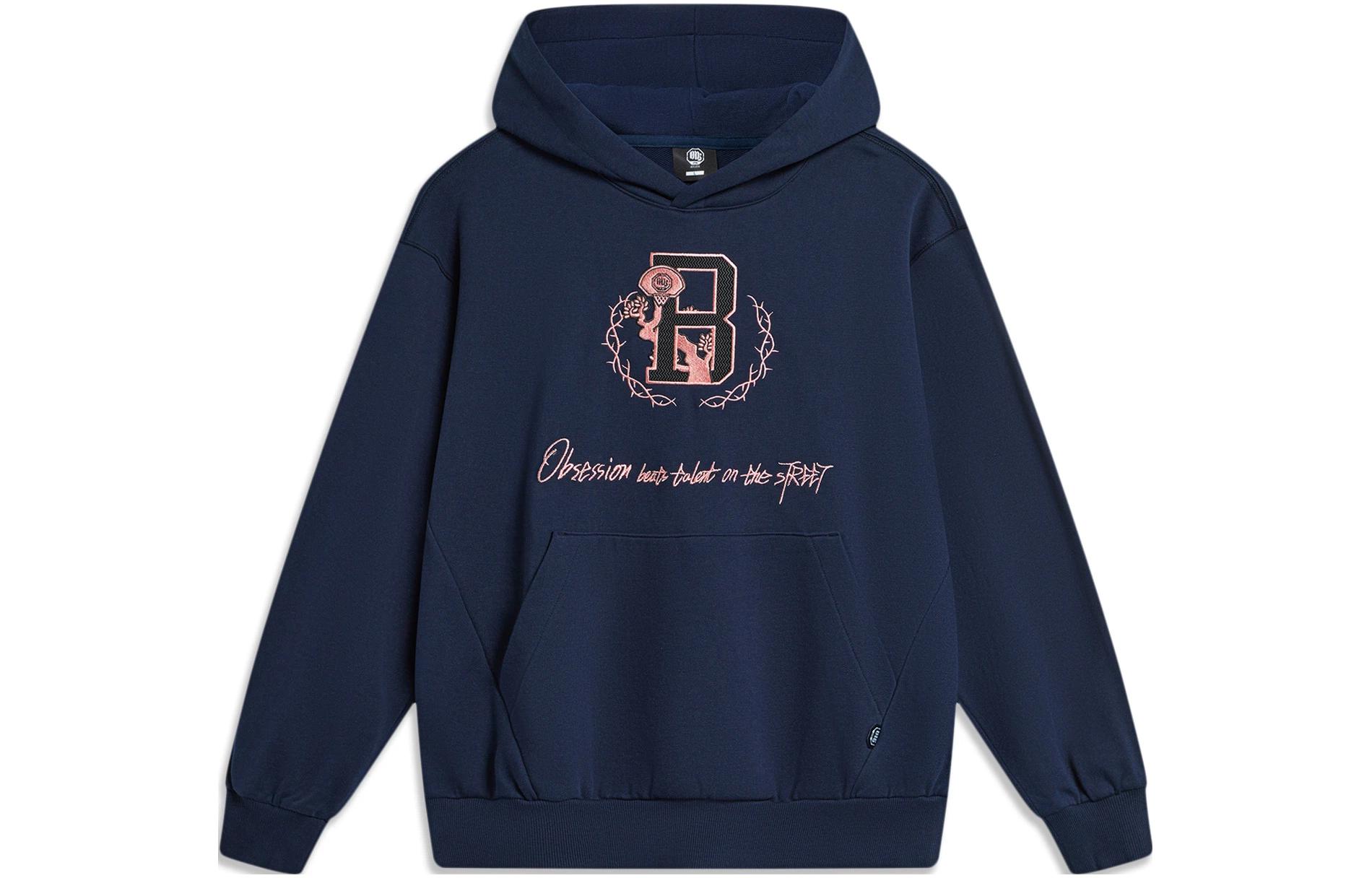 Li Ning Badfive Sweatshirt Unisex Dark Marine Blue AWDT469-7 S