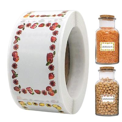 Canning Labels 1000Pcs Self Adhesive Assorted Stickers Removable Label Stickers Name Tag Bottle File Document School Supplies