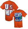 John Cena Orange Never Give Up Mens 100% Cotton T-shirt Mens Tees Top