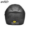 AD Carbon Fiber Three-Quarter Motorcycle Helmet - All-Season Safety for Scooter & Cruiser Riders