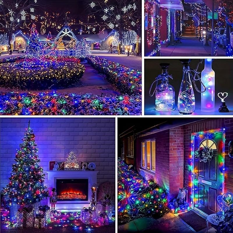 USB Dimmable Copper Wire String Fairy Lights with Remote Control for Bedroom Ceiling Christmas New Year Indoor Home Party Decor