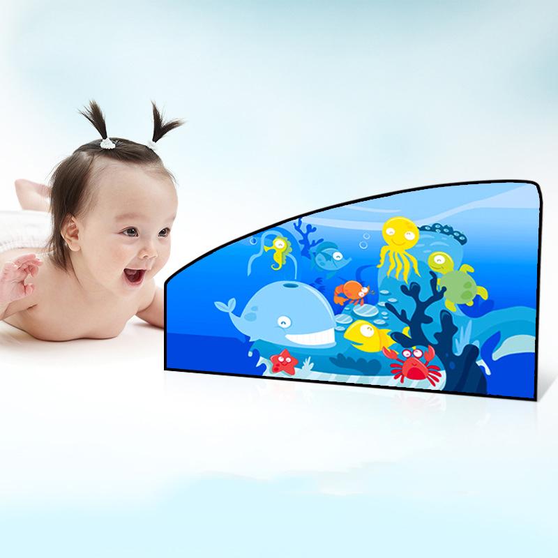 Cartoon Magnetic Car sun protector Side window sunshade curtain Summer Adjustable sunscreen Baby shade solar UV foils