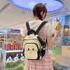 Schoolbag cartoon wind small backpack female student ins cute and lightweight casual small backpack Japanese cartoon daily small schoolbag