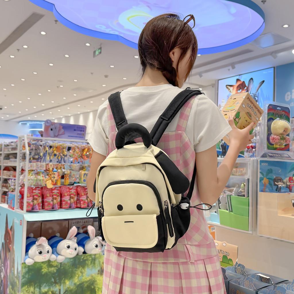 Schoolbag cartoon wind small backpack female student ins cute and lightweight casual small backpack Japanese cartoon daily small schoolbag
