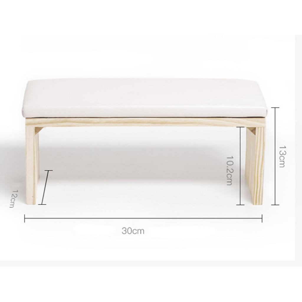 Hand Pillow Cushion for Nail Arm Rest Pillow Holder Wooden Stand Nail Salon Tool