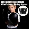 Guantes de boxeo Unisex para niños, saco de boxeo juvenil de piel sintética, guantes de entrenamiento de Kickboxing, Muay Thai, 1 par