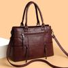 Large-capacity, High-end Texture Handbag, Soft Leather Commuter Single-shoulder Crossbody Bag