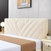 All-inclusive  Plush Quilted Headboard Cover Thick Velvet Bed Head Cover Bed Backrest Dustproof Soft Bedside Protector Cover