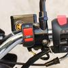 Universal Motorcycle Handlebar Flameout Switch ON OFF Button for Moto Motor ATV Bike DC12V/10A Black