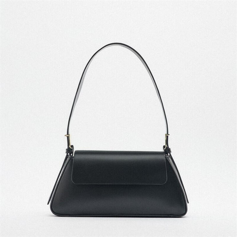 Neue Damen Tasche Mode Umhängetaschen Klappdeckel Einfarbige Handtasche Freizeit Vielseitig Nischen Design Pendler Achseltaschen