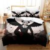 Black Clover Bedding Set Single Twin Full Queen King Size Bed Set Adult Kid Bedroom Duvetcover Sets Anime Parure De Lit Bed