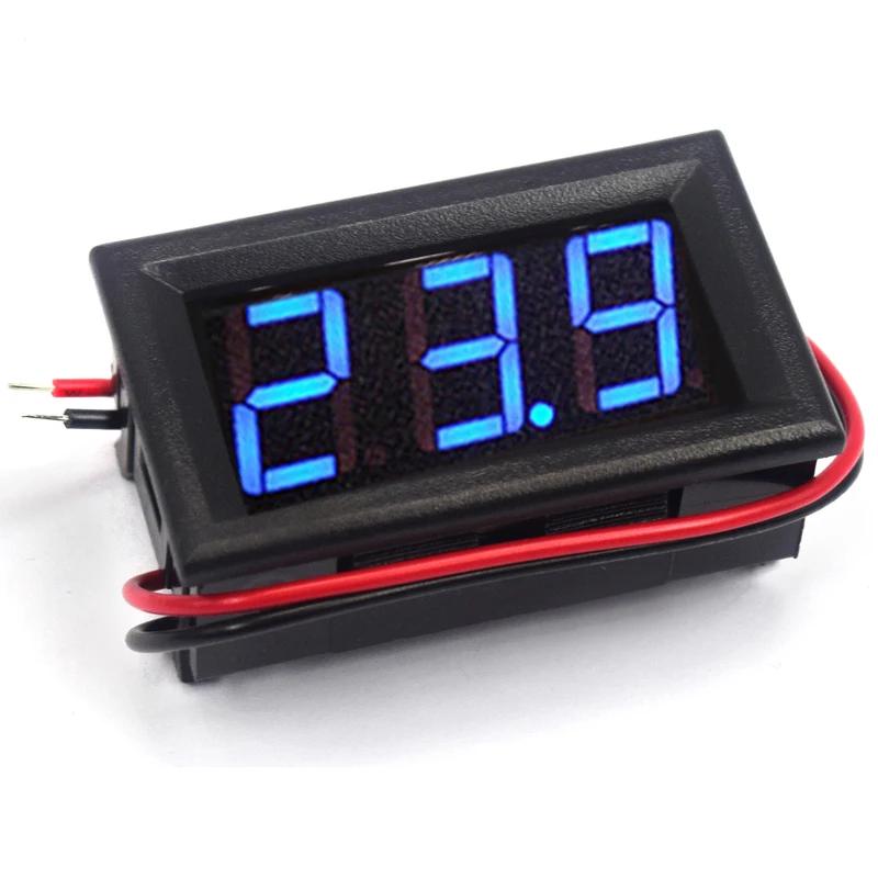 1/2/5pcs 0.56inch Digital Voltmeter Car Boat Motorcycle DC4.5V-30V  LED Display Volt Voltage Meter Mini Tester Panel Ammeter