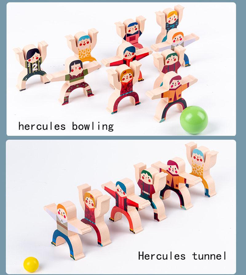 Wooden Stacking Toys Montessori Toys Balance Building Blocks Board Puzzle Game Early Education Toys for Toddler Birthday Gifts