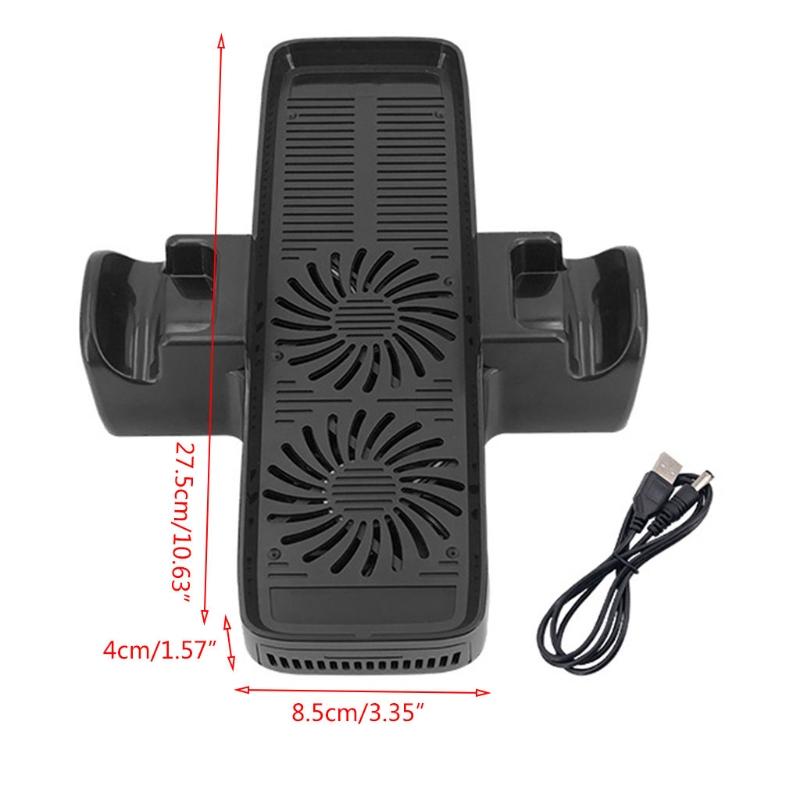 Silent Cooling Fan Portable External Super USB Cooler Fan Gaming Accessories for 360 Game Console 3 in 1 Cooler System
