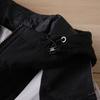 Wolf Men's Mid-Length Hooded Duck Down Jacket with Detachable Liner - Windproof and Warm for Winter