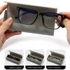 Aesthetic Glasses Case for Large Frames, Anti-Pressure Glasses Box with Soft Lining, Stylish & Durable Eyewear Holder