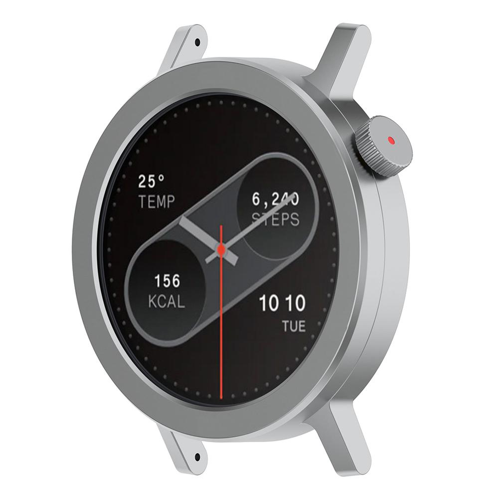 Metal Bezel + Tempered Glass Film for Watch Pro 2, Watch Case Strap Cover/Protector Shell, Solves Watch Scratches/Screen Damage