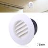 Plastic Round Air Exhaust Vent Grille Cover Wall Ventilation Inlet Outlet Eco Friendly ABS Plastic Construction