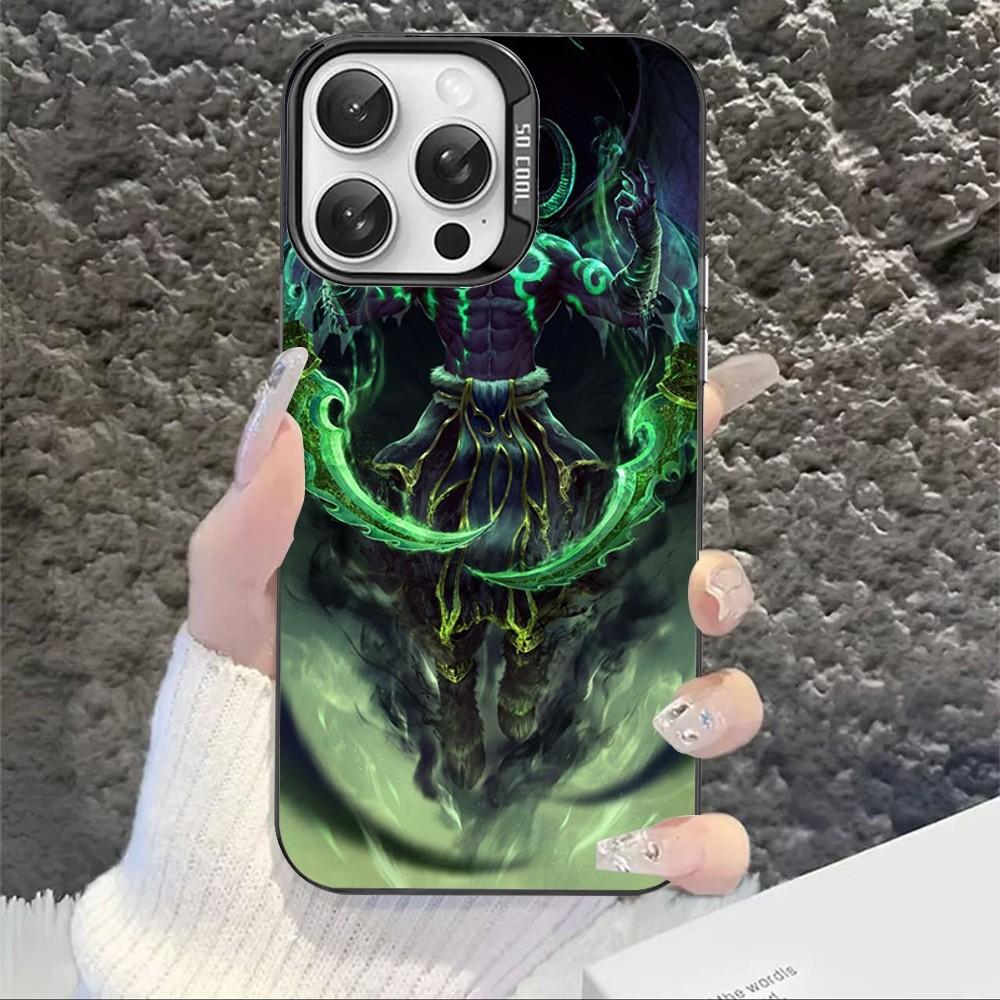 W-World Of W-Warcraft Phone Case For IPhone 16 15 14 13 12 11 Pro Max X XR XSMAX 8 7 Plus Matte Shockproof Back Cover