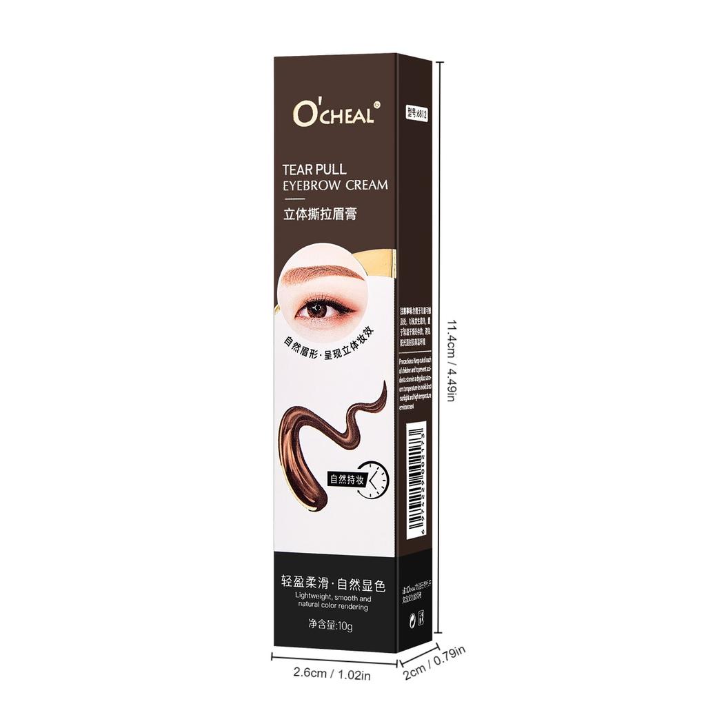Gel de maquillage Semi-Permanent pour sourcils, imperméable, longue durée, teinte de tatouage, résistant à la sueur, crème pour sourcils, cosmétiques