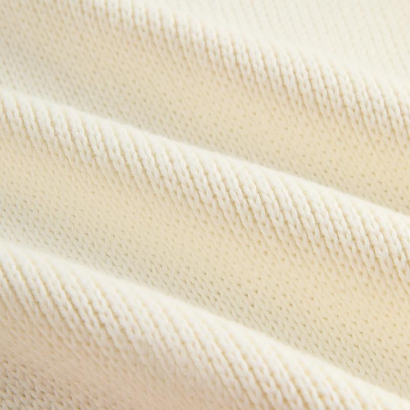 Adidas Originals X Kith Collaboration SS25 Round Neck Cotton Fashion Versatile Long Sleeve Knit Sweater Men Sweater Chalk-White JF3232