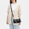 New COACH Pebbled Leather Shoulder Bag, Handbag, Shoulder Bag Women's Black CL407-SVDTV