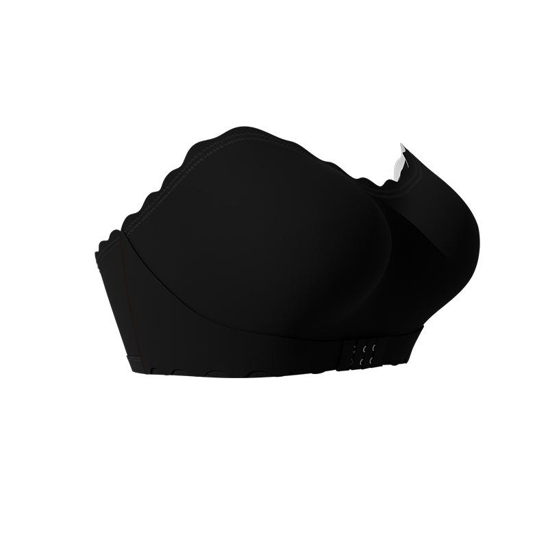 Damen trägerloser rutschfester Push-Up Schlauch-BH, Sexy rutschfestes Bandeau Unterwäsche mit Rückenverschluss