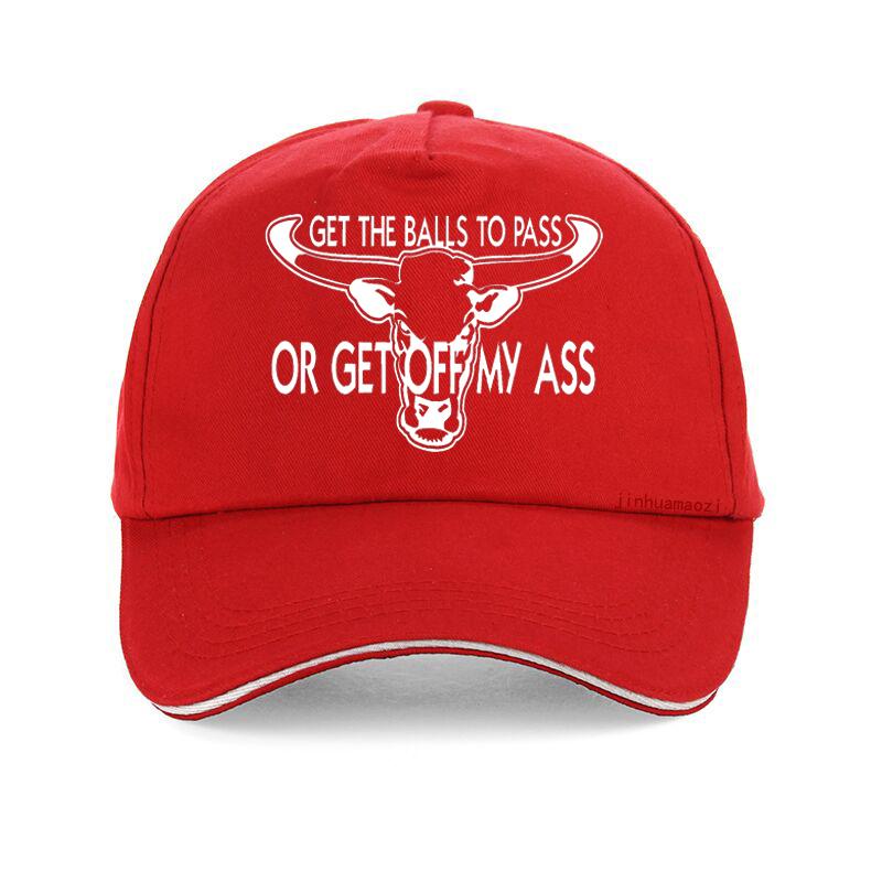 Get The Balls To Pass Or Get Off My Ass Baseball Cap Casquette Hats Fitted Casual Hip Hop Dad Hats For Men Women Sun Caps