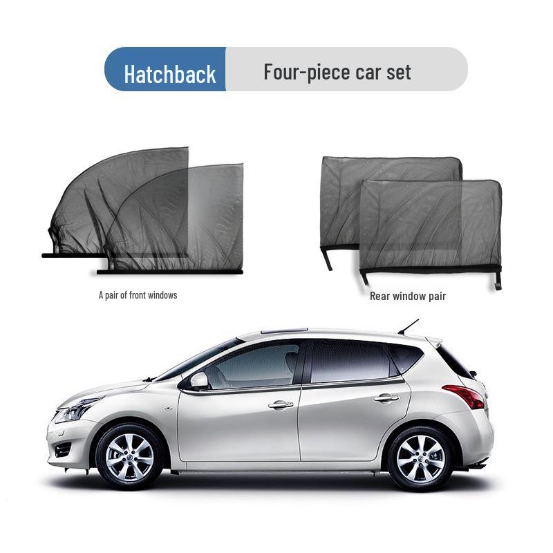 Compatible with Great Wall Fengjun 5-6 and Tank 300: Mosquito-Proof Sunshade Mesh Window Curtain