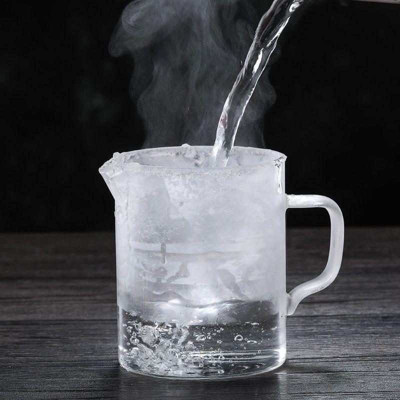 Reusable Glass Double Coffee Cup Set – Heat Resistant Handmade Transparent Coffee Filter Pot & Funnel for Household UseV60