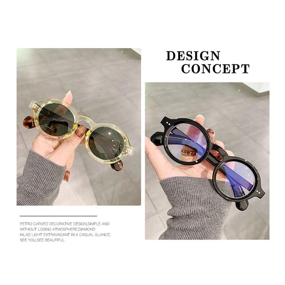 New Retro Round Shape Frames Sunglasses UV 400 Protection Trendy Punk Shades Fashion Vintage Y2K Spectacles for Female and Male