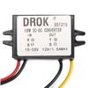 DROK Micro DC Voltage Buck Converter 15-55V 24V/36V/48V- 1.5A 18W Buck Power Supply Automotive Transformer Inverter for Car