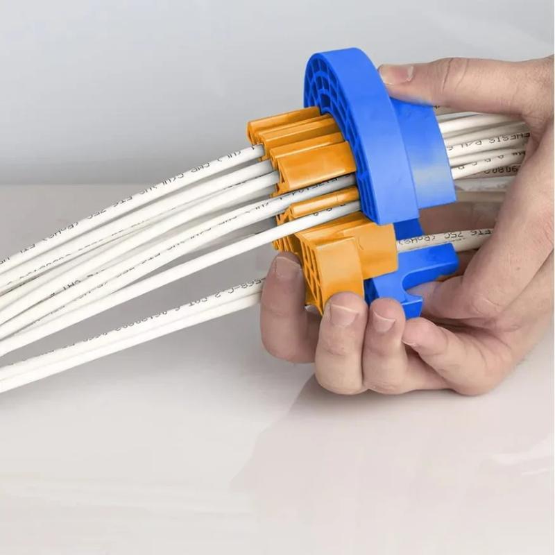 Network Carding Device Cable Comb Fireproof Abs Plastic Generic Cabling Category 5 And 6 Network Cables Laying And Carding Tools