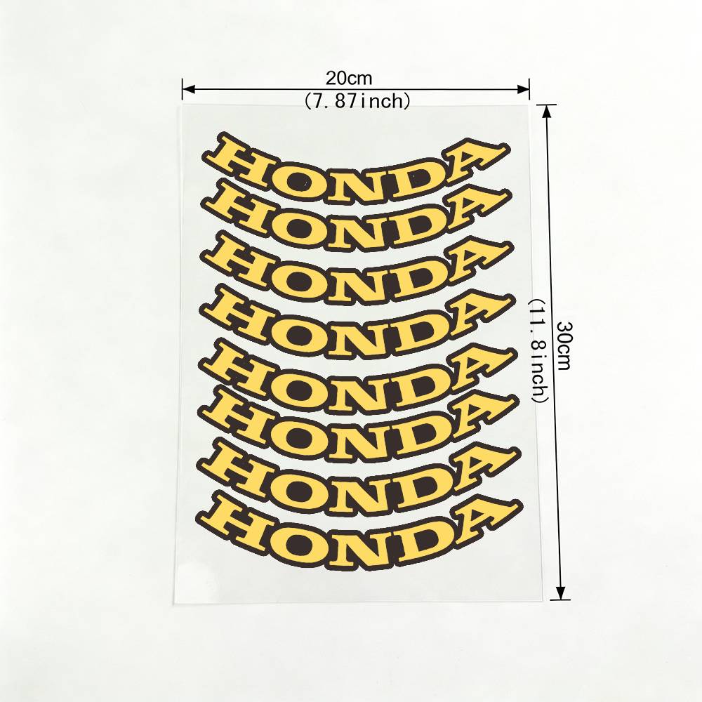 FIQ1 For Honda 18 colors Reflective motorcycle stickers, 3M safety warning at night in the dark scooter helmets