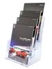 Acrylic Multi-Layer A4/A5/A6 Desktop Brochure and Magazine Display Stand