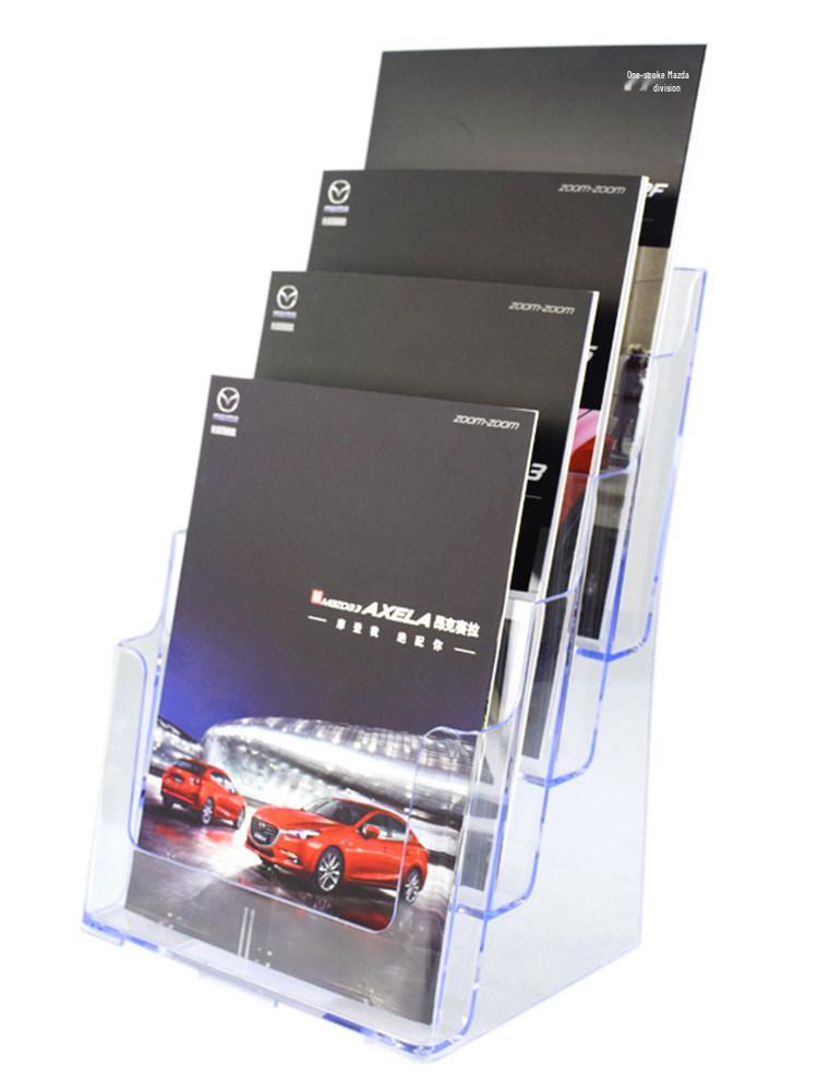 Acrylic Multi-Layer A4/A5/A6 Desktop Brochure and Magazine Display Stand