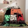 Anime Sofa Blankets for Winter A-Spy×Family Warm Knee Bed Fleece Camping Fluffy Soft Blankets King Size Microfiber Bedding