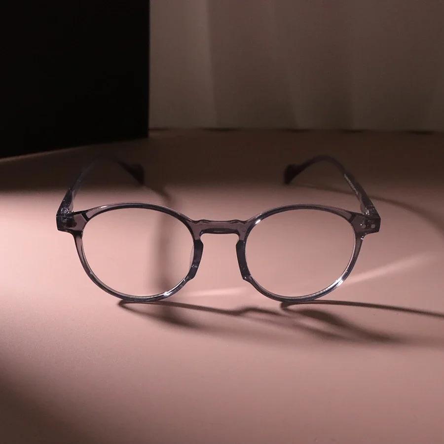 Brand Vintage Circular Glasses Women Men Round Retro Eyeglasses Frame Male Clear Lens Unisex Outdoor Transparent Lens