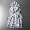 Sleeveless Hoodie Men's Fashion Brand American Vest Vest Foreign Trade Export Original Overplus Order Men's Clothing Knit Cardigan Vest
