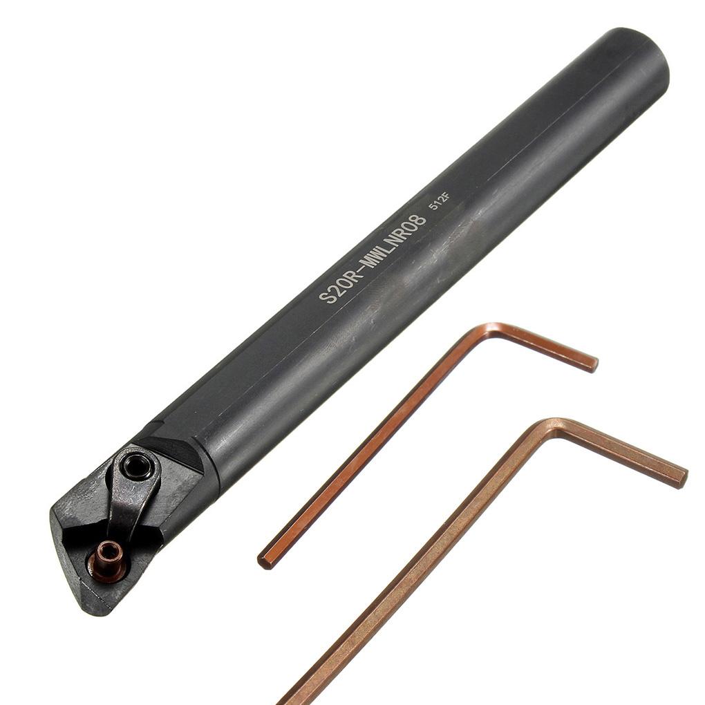 

S20R-MWLNR08 (20x200mm) Lathe Turning Tool Boring Bar Holder Fits WNMG0804 M